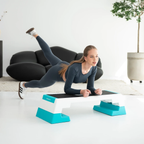 HMS Fitness Premium Aerobic Step - Wit/Blauw - Afbeelding 5