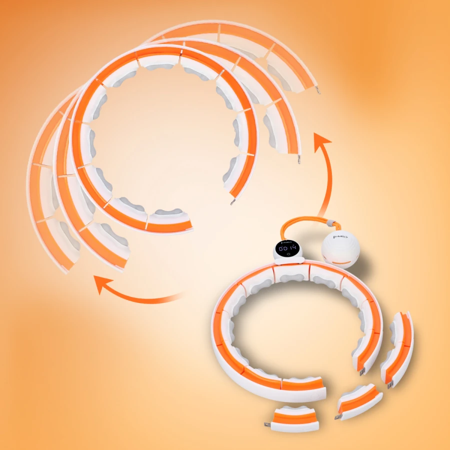 HMS Hoelahoep - Magneten, Gewicht & Teller - Wit/Oranje - Afbeelding 6
