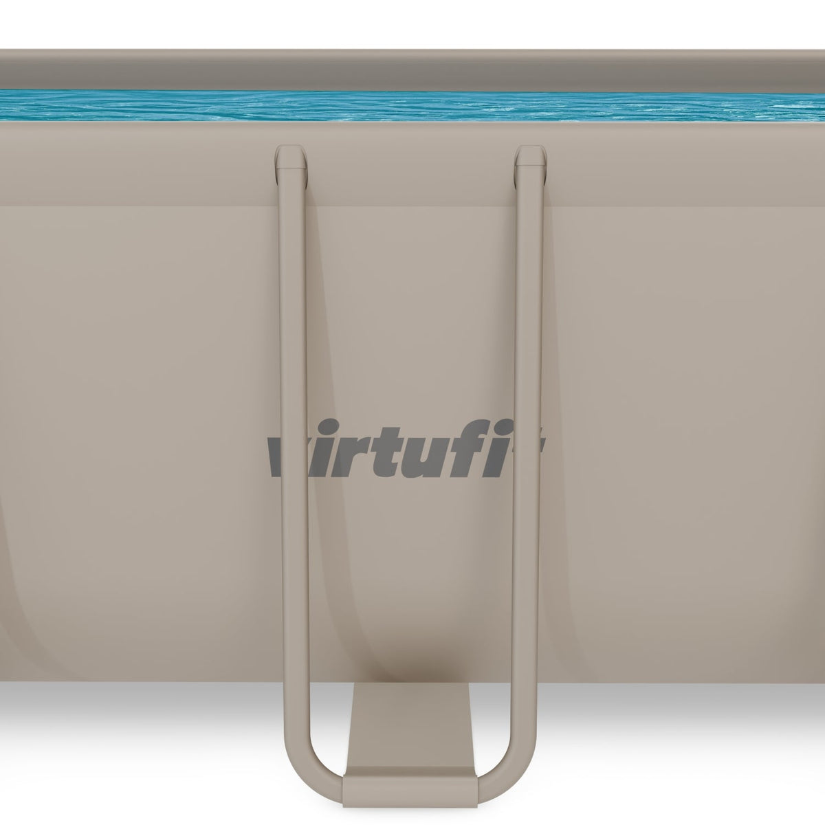 VirtuFit Rechthoekig Zwembad 400 x 200 x 122 cm - Beige - Inclusief Filterpomp - Afbeelding 10