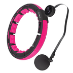 HMS Set Hoelahoep - Zwart/Roze + Afslank Tailleband - Afbeelding 6