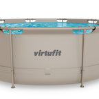 VirtuFit Rond Zwembad - Ø366 x 100 cm - Beige - Inclusief Filterpomp - Afbeelding 11