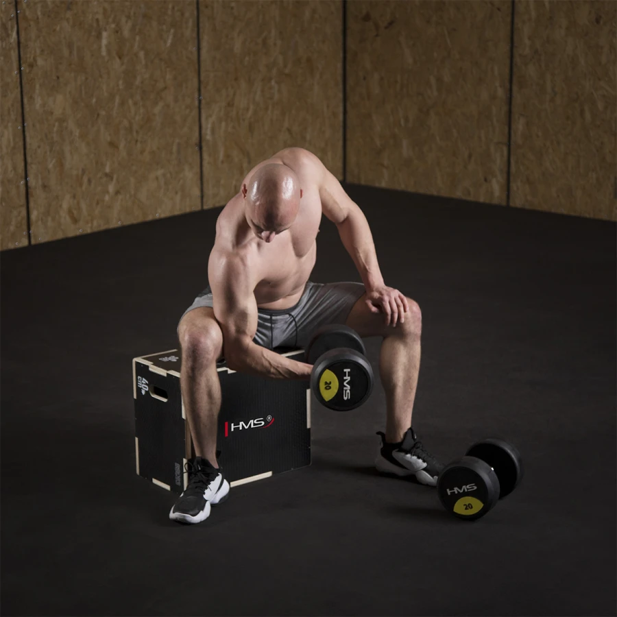 HMS Fitness Plyobox Hout - 50 x 40 x 30 cm - Zwart - Afbeelding 8