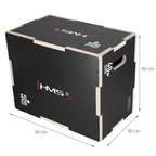HMS Fitness Plyobox Hout - 50 x 40 x 30 cm - Zwart - Afbeelding 13