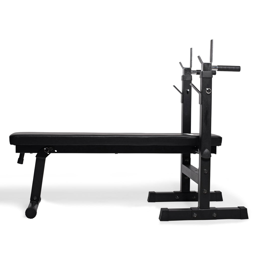 VirtuFit Verstelbare Halterset - 60,5 kg -  Halterbank Compact - Dumbbellset - Halterset - In gebruik