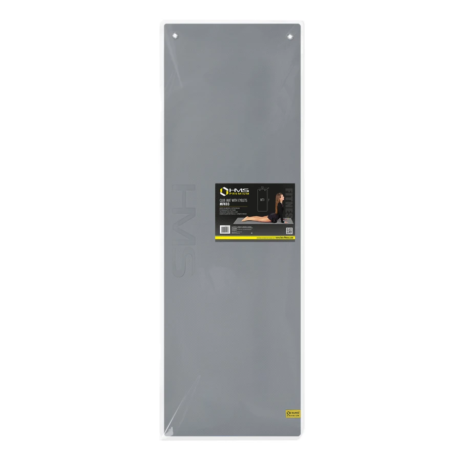 HMS Fitness Mat - Grijs/Zwart - 15 mm - In gebruik