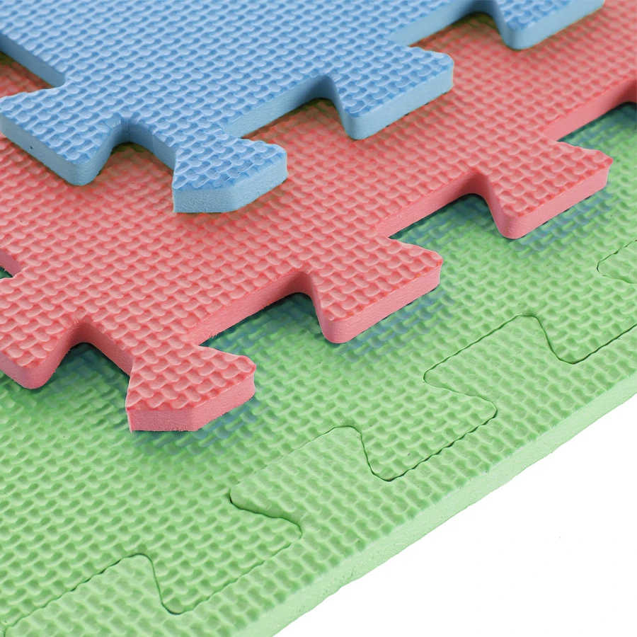 One Fitness Puzzelmat - Set van 9 - 10 mm - Multi - Afbeelding 12