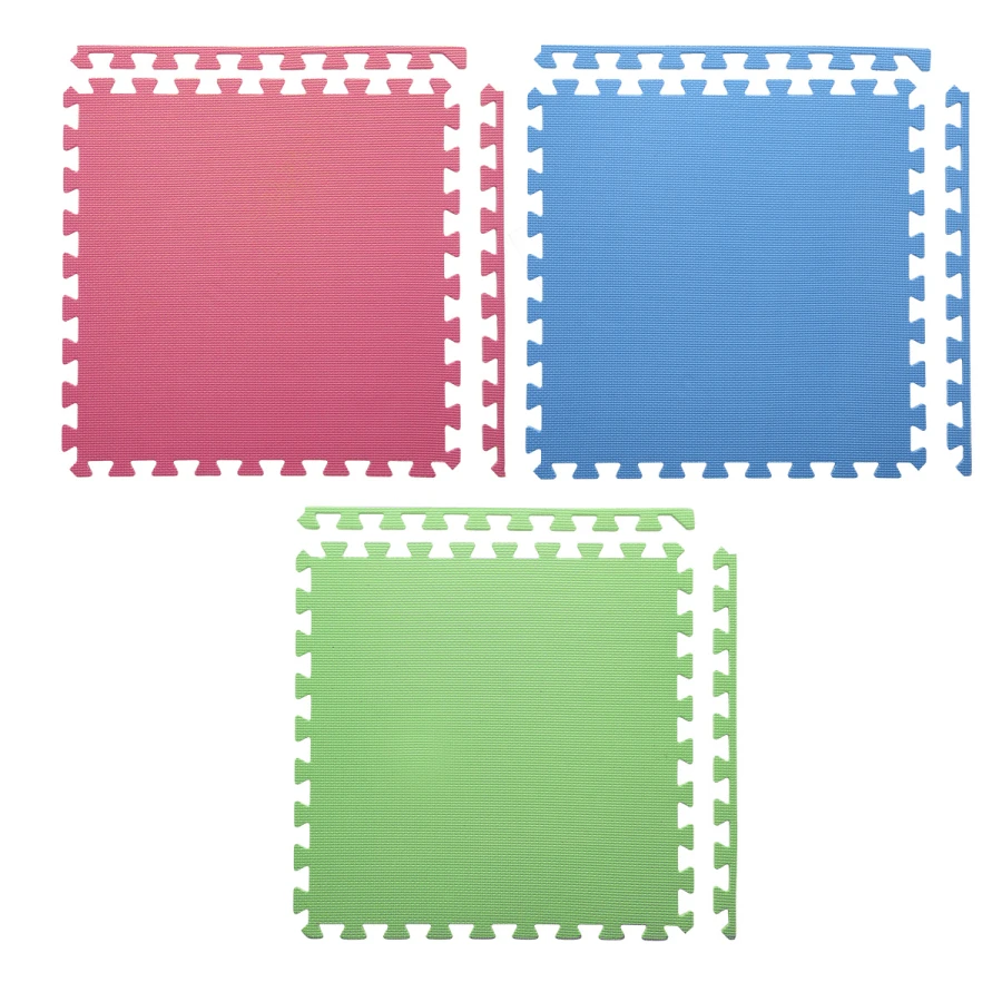 One Fitness Puzzelmat - Set van 9 - 10 mm - Multi - Afbeelding 13