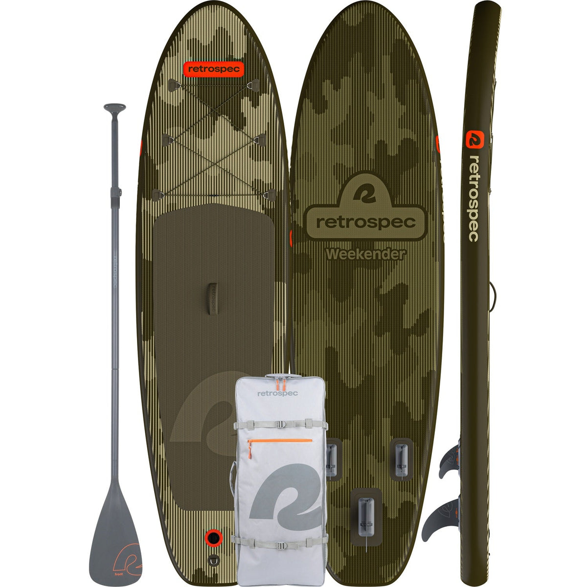 Retrospec Supboard Weekender iSUP - 320 cm - Wetlands Camo - Afbeelding 9