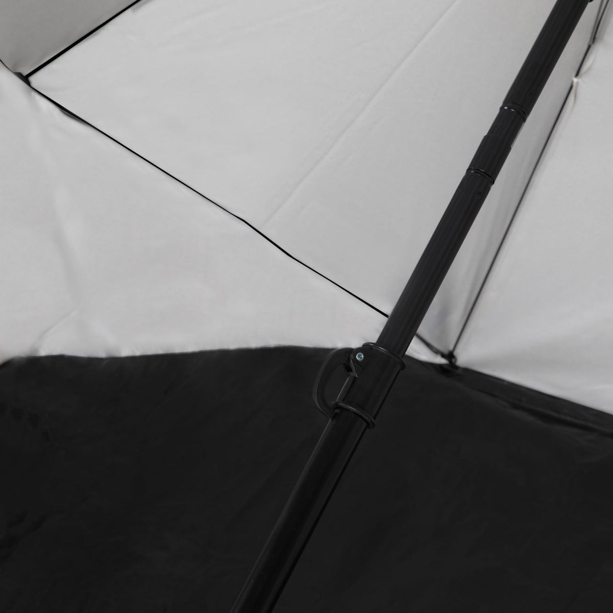 VirtuFit Strandparasol Premium - Windscherm - Strandtent - 200 cm - Zwart - Afbeelding 8