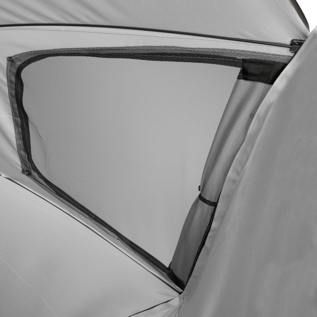 VirtuFit Strandparasol Premium - Windscherm - Strandtent - 200 cm - Zwart - Afbeelding 9