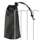 VirtuFit Strandparasol Premium - Windscherm - Strandtent - 200 cm - Zwart - Afbeelding 11