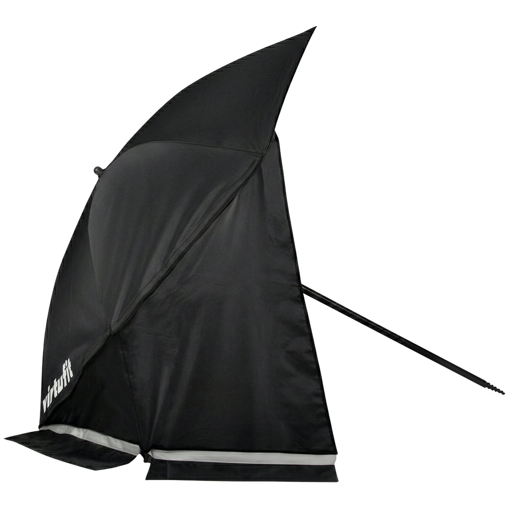 VirtuFit Strandparasol - Windscherm - Strandtent - 160 cm - Zwart - Afbeelding 5