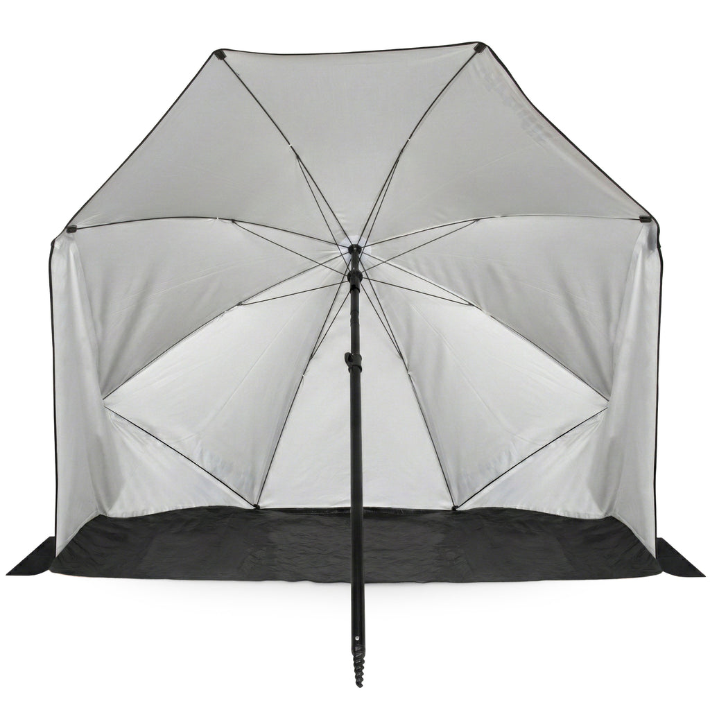 VirtuFit Strandparasol - Windscherm - Strandtent - 160 cm - Zwart - Afbeelding 6