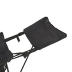 VirtuFit Campingstoel opvouwbaar met voetsteun - Strandstoel - Zwart - Afbeelding 10