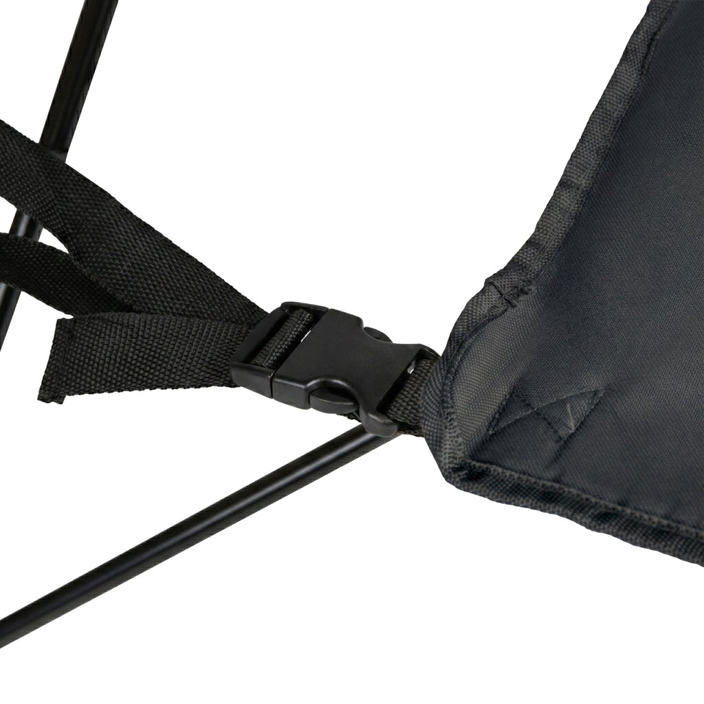 VirtuFit Campingstoel opvouwbaar met voetsteun - Strandstoel - Zwart - Afbeelding 13