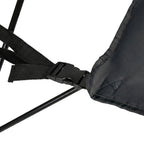 VirtuFit Campingstoel opvouwbaar met voetsteun - Strandstoel - Zwart - Afbeelding 13