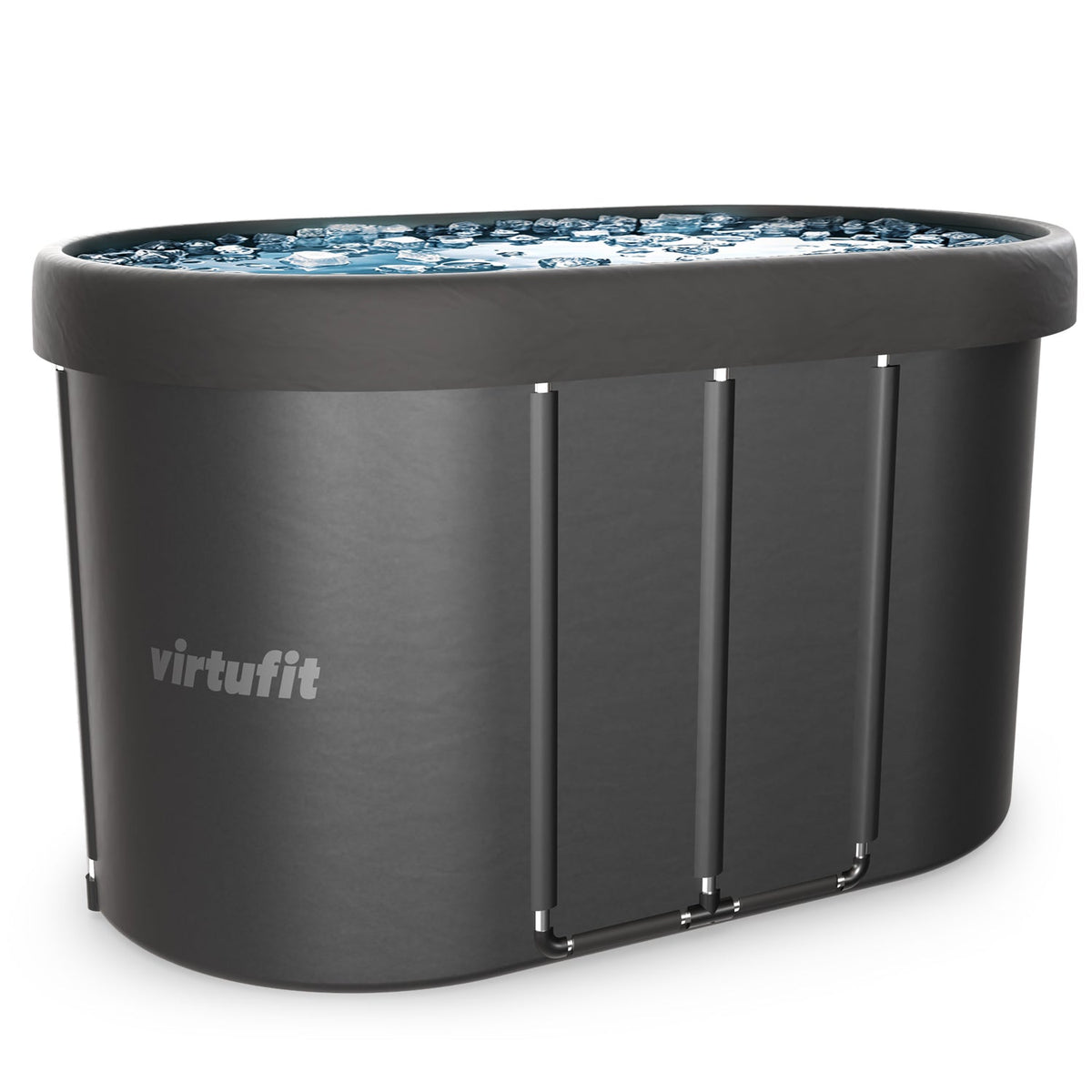 VirtuFit IJsbad Ovaal - Antraciet - 500 Liter - Inclusief accessoires - Afbeelding 7
