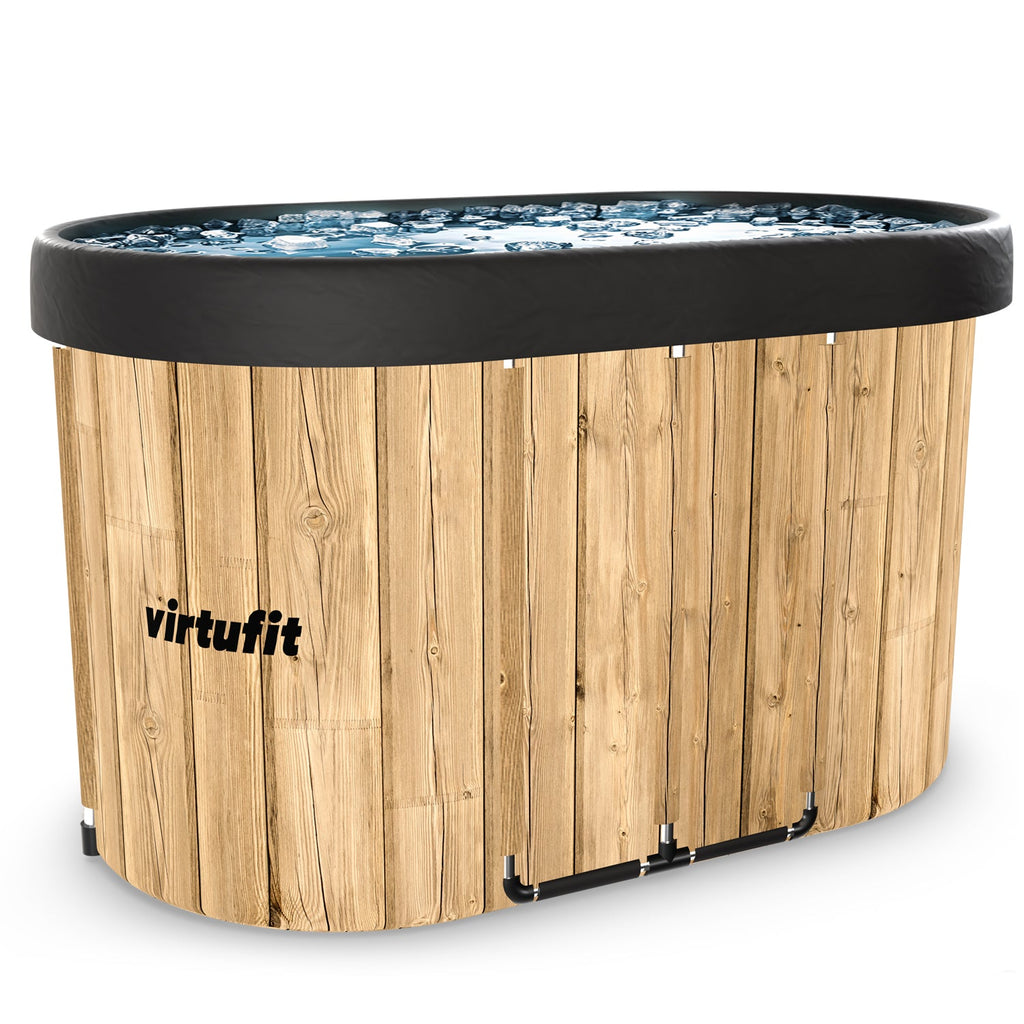 VirtuFit IJsbad Ovaal - Wood Look - 500 Liter - Inclusief accessoires - Afbeelding 7