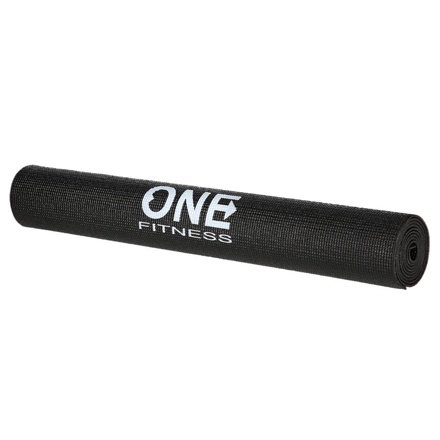 One Fitness Yogamat - Zwart - 3 mm - In gebruik