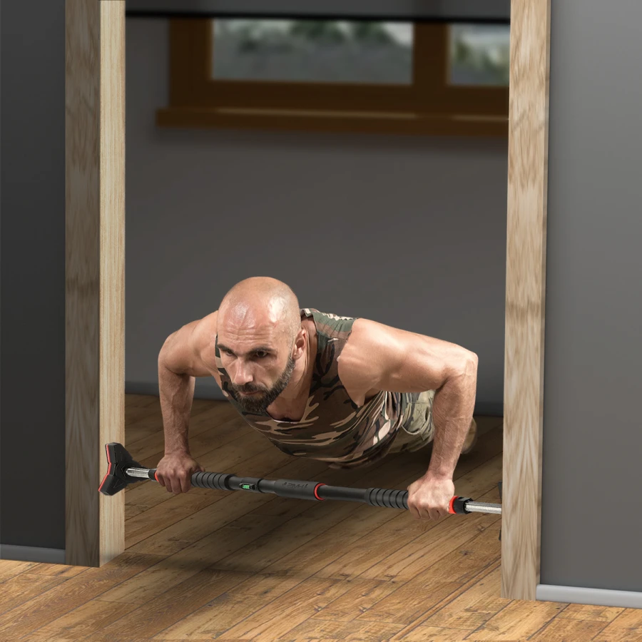 HMS Optrekstang - Pull Up Bar - Verstelbaar 98 - 130 cm - Afbeelding 5