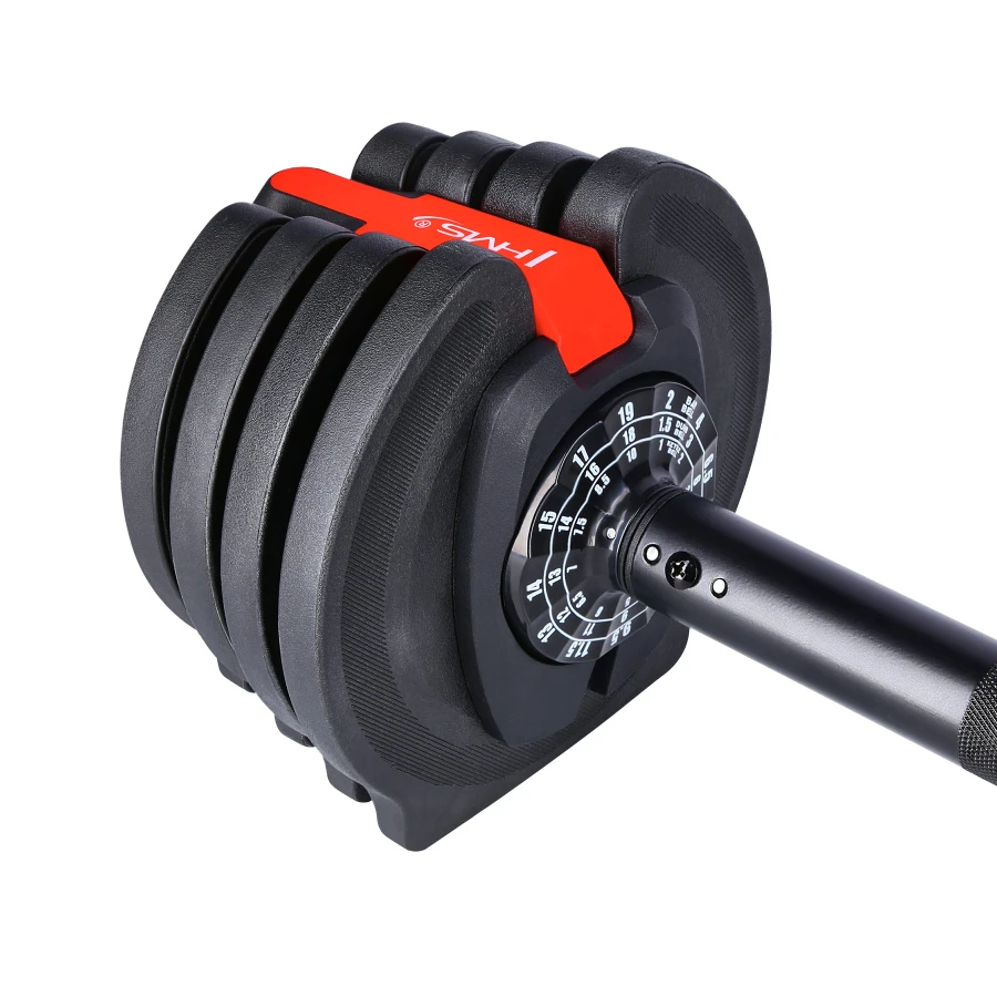HMS 3-in-1 Verstelbare Dumbbell Set - 43,5 kg - Afbeelding 5