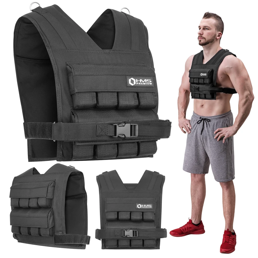HMS Premium Verstelbaar Gewichtsvest - 16 kg - Afbeelding 11