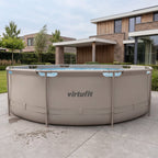 VirtuFit Rond Zwembad - Ø366 x 100 cm - Beige - Inclusief Filterpomp - Afbeelding 10