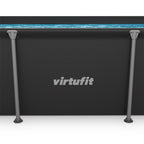 VirtuFit Rechthoekig Zwembad - 260 x 180 x 66 cm - Antraciet - Compleet Pakket - Afbeelding 7