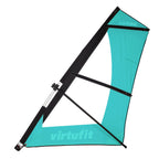 Virtufit Supboard Surfer 305 - Turquoise - Inclusief Windzeil en accessoires - Afbeelding 23