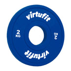 VirtuFit Olympische Fractional Plate - Halterschijf - Bumper Plate -  2 kg - In gebruik