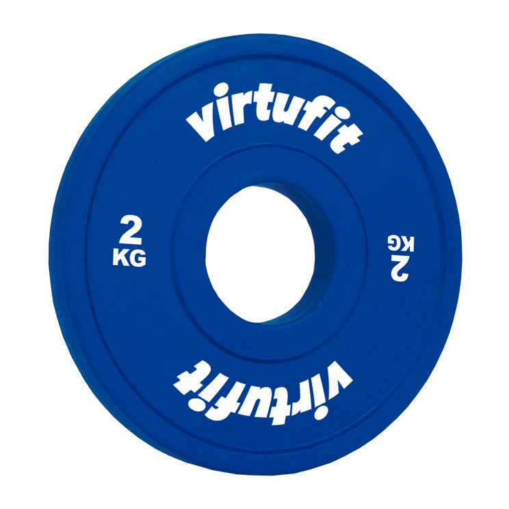 VirtuFit Olympische Fractional Plate - Halterschijf - Bumper Plate -  2 kg - In gebruik