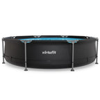 VirtuFit Zwembad Rond Ø305 x 76 cm - Antraciet - Compleet Pakket - Afbeelding 6