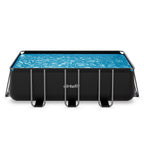 VirtuFit Rechthoekig Zwembad 400 x 200 x 122 cm - Antraciet - Compleet Pakket - Afbeelding 5