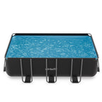 VirtuFit Rechthoekig Zwembad 400 x 200 x 122 cm - Antraciet - Compleet Pakket - Afbeelding 9