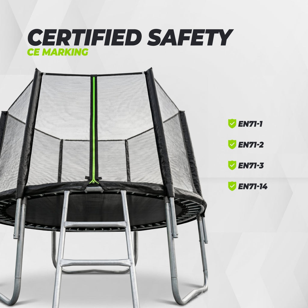 VirtuFit Trampoline met Veiligheidsnet - Zwart - 183 cm - Afbeelding 6