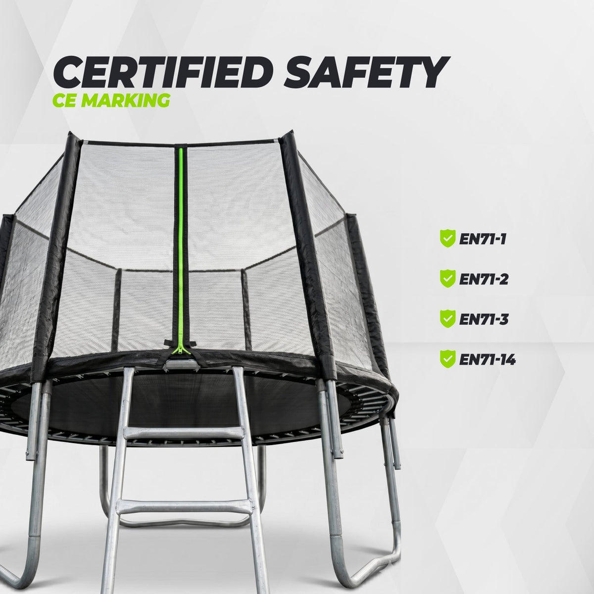 VirtuFit Trampoline met Veiligheidsnet - Zwart - 183 cm - Afbeelding 6