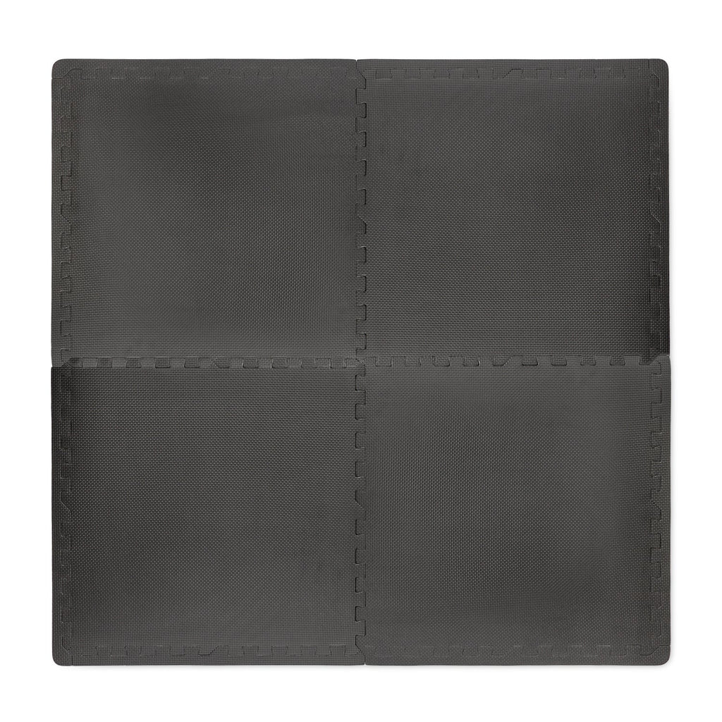 VirtuFit Fitness Puzzelmat – 4-delige Vloermat – 120×120 cm – Zwart - Afbeelding 5
