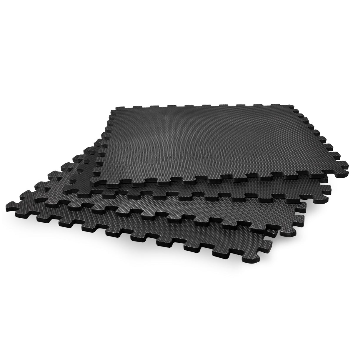 VirtuFit Fitness Puzzelmat – 4-delige Vloermat – 120×120 cm – Zwart - Afbeelding 6