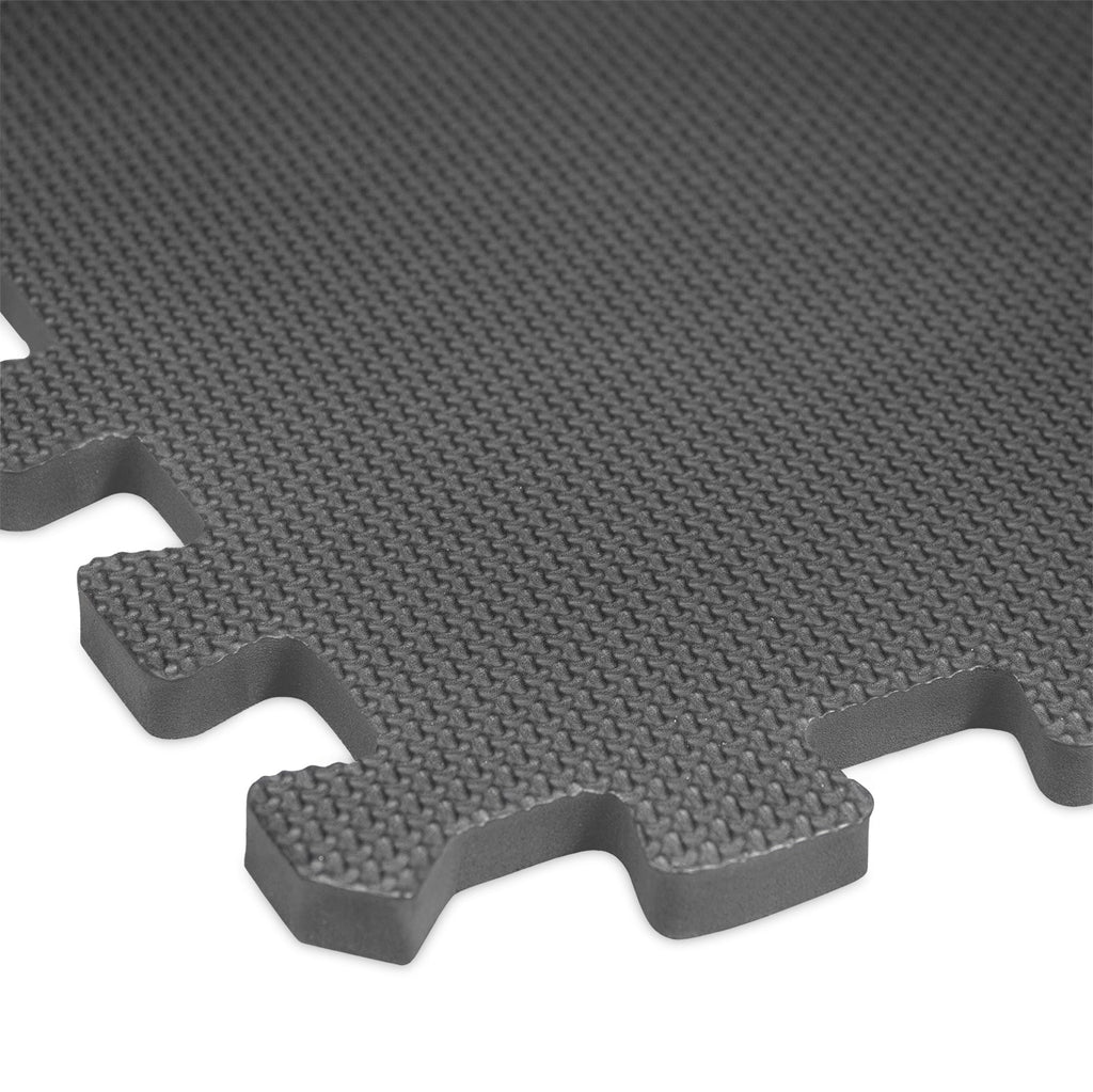 VirtuFit Fitness Puzzelmat – 4-delige Vloermat – 120×120 cm – Zwart - Afbeelding 8