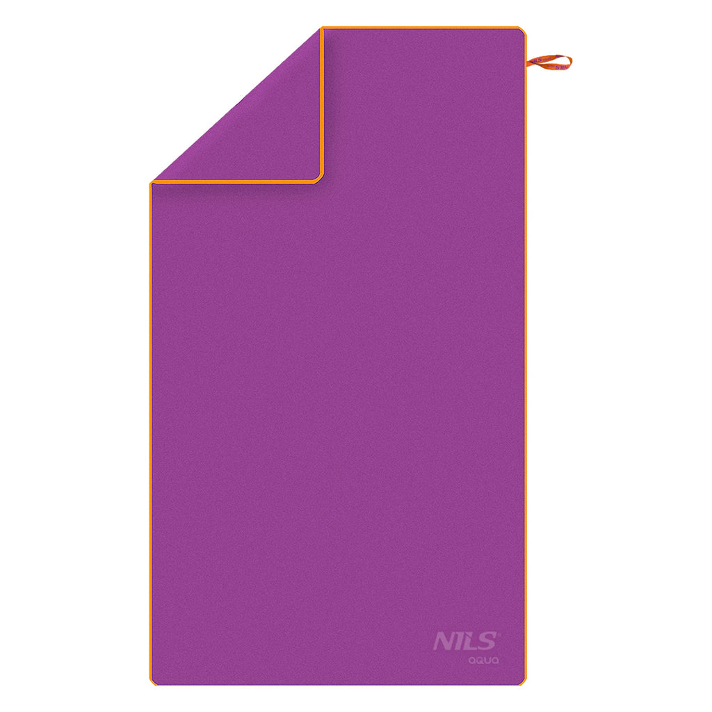 NILS Aqua Microvezel Handdoek - Paars - 180 x 100 cm - Afbeelding 9