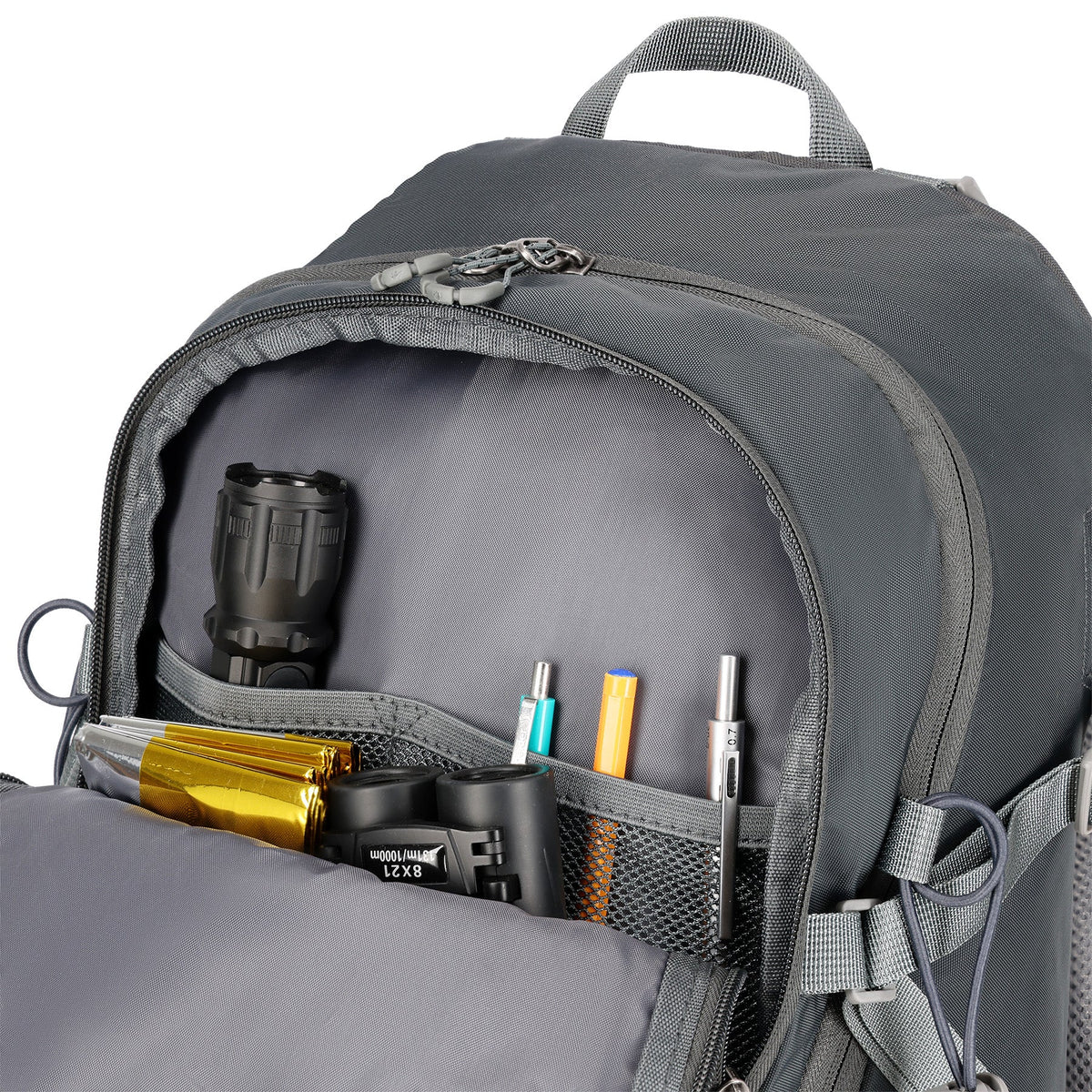NILS Camp Rugzak Wayfarer - Grijs - 35L - Afbeelding 9