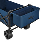 NILS Camp Opvouwbare Bolderkar - Blauw - 120L - Afbeelding 11