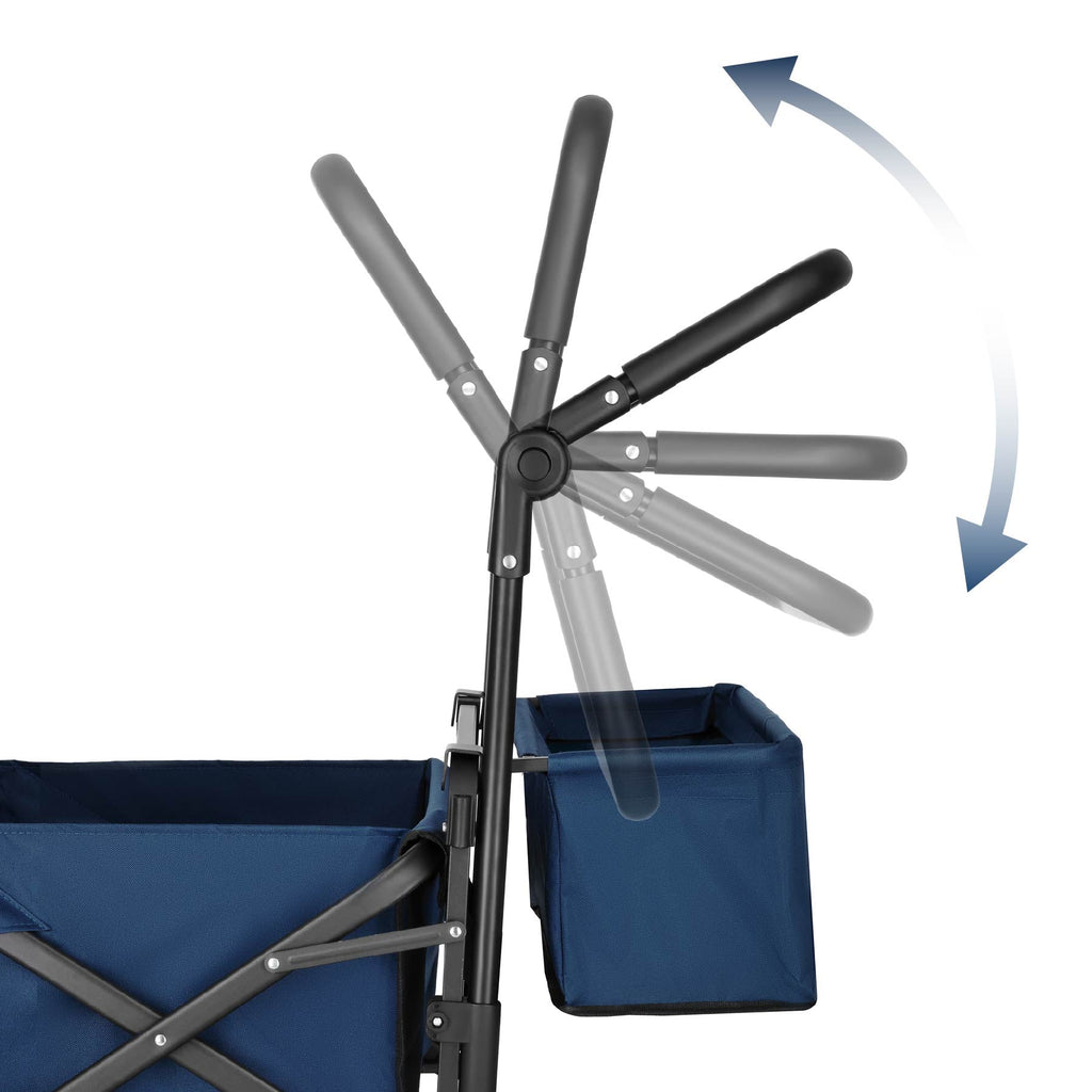 NILS Camp Opvouwbare Bolderkar - Blauw - 120L - Afbeelding 13