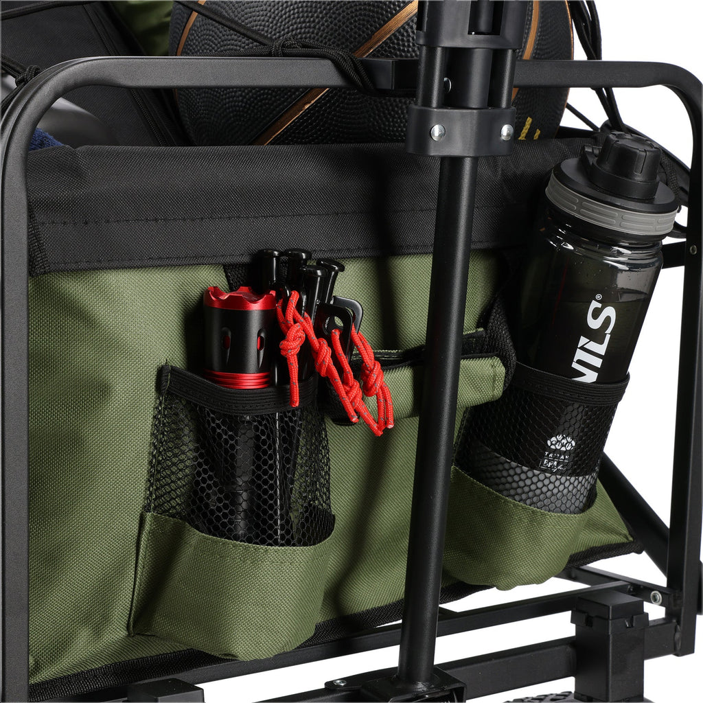 NILS Camp Opvouwbare Bolderkar - Groen - 150L - Afbeelding 6