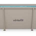 VirtuFit Rechthoekig Zwembad - 260 x 180 x 66 cm - Beige - Inclusief Filterpomp - Afbeelding 7