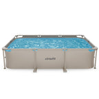 VirtuFit Rechthoekig Zwembad - 300 x 210 x 66 cm - Beige - Inclusief Filterpomp - Afbeelding 7