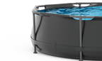 VirtuFit Rond Zwembad - Ø305 x 76 cm - Antraciet - Inclusief Filterpomp - Afbeelding 8