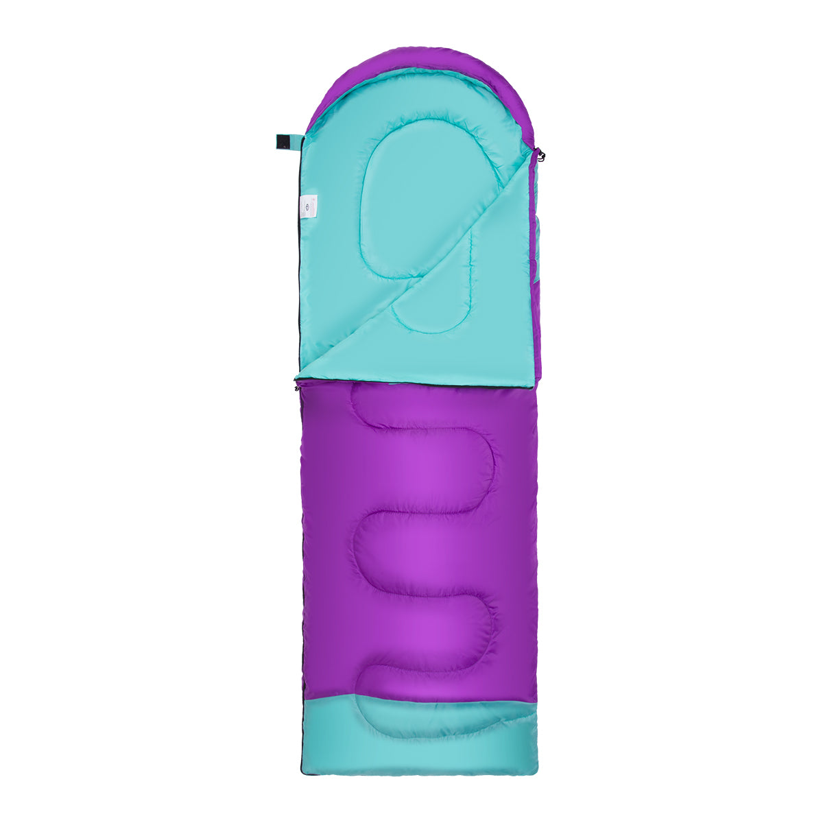 NILS Camp Slaapzak - Paars/Turquoise - Maat M - Afbeelding 6