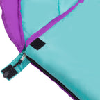 NILS Camp Slaapzak - Paars/Turquoise - Maat M - Afbeelding 9