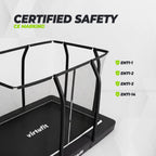 VirtuFit Premium Inground Trampoline met Veiligheidsnet - Zwart - 244 x 366 cm - Afbeelding 10